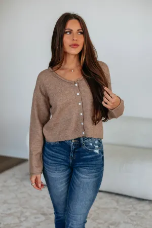 Relaxed Armhole Fit Mackenzie Knit Cardigan