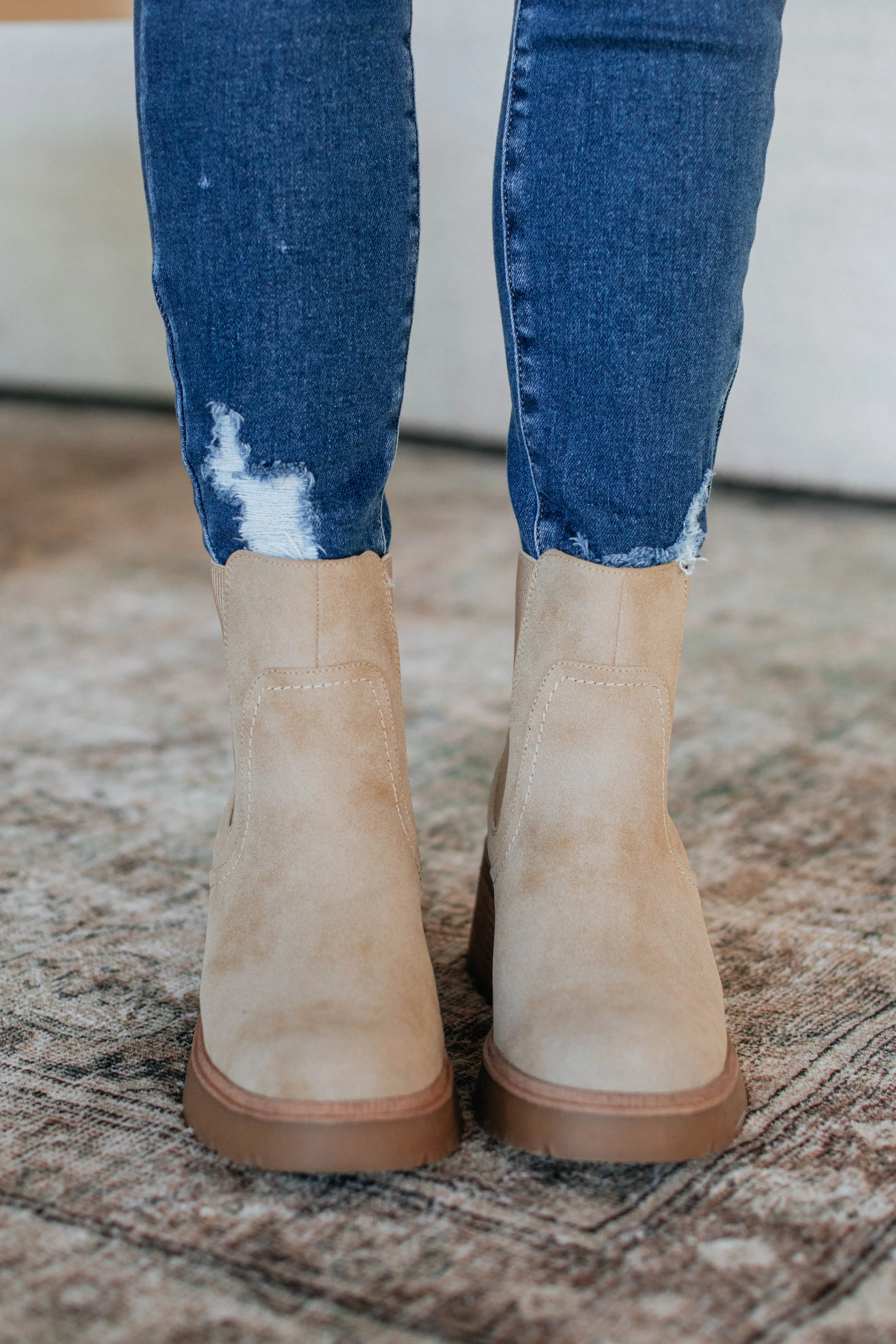 Anti Fatigue Footbed Making My Choice Boots - Sand