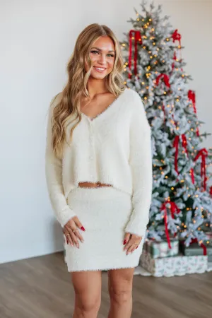 Malinda Two-Piece Set - Cream Seasonal Warmth