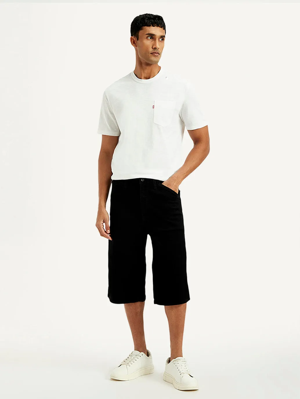 Effortless Comfort Quick Drying Men's 568 Loose Fit Denim Shorts