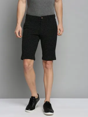 Men's Black Printed Shorts healthcare industry Eco Friendly Material