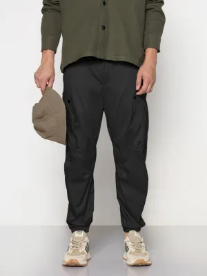 ReinforcedBeltLoops Men's Black Relaxed Fit Cargos