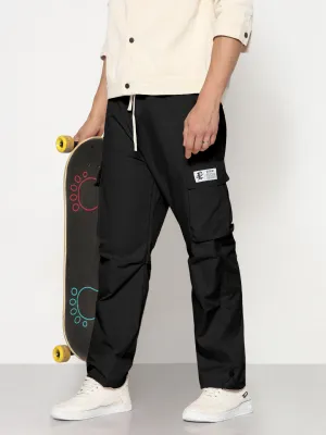 Adaptable Style Men's Black Straight Fit Cargos