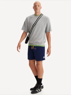 Men's Blue Regular Fit Shorts Stay Cool Technology Easy Flow Fit