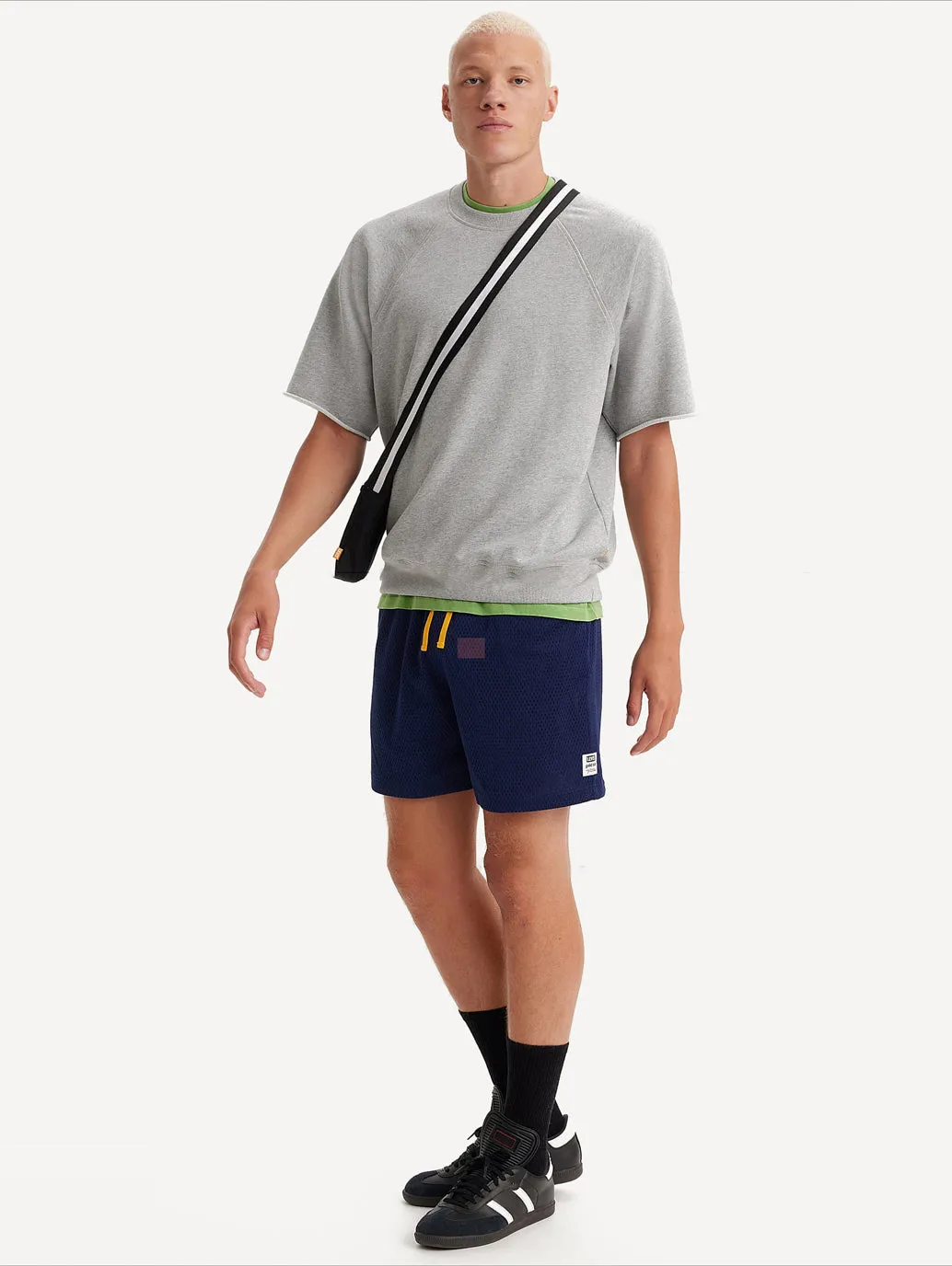 Men's Blue Regular Fit Shorts Stay Cool Technology Easy Flow Fit