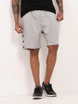 Men's Grey Mid-Rise Shorts sports event