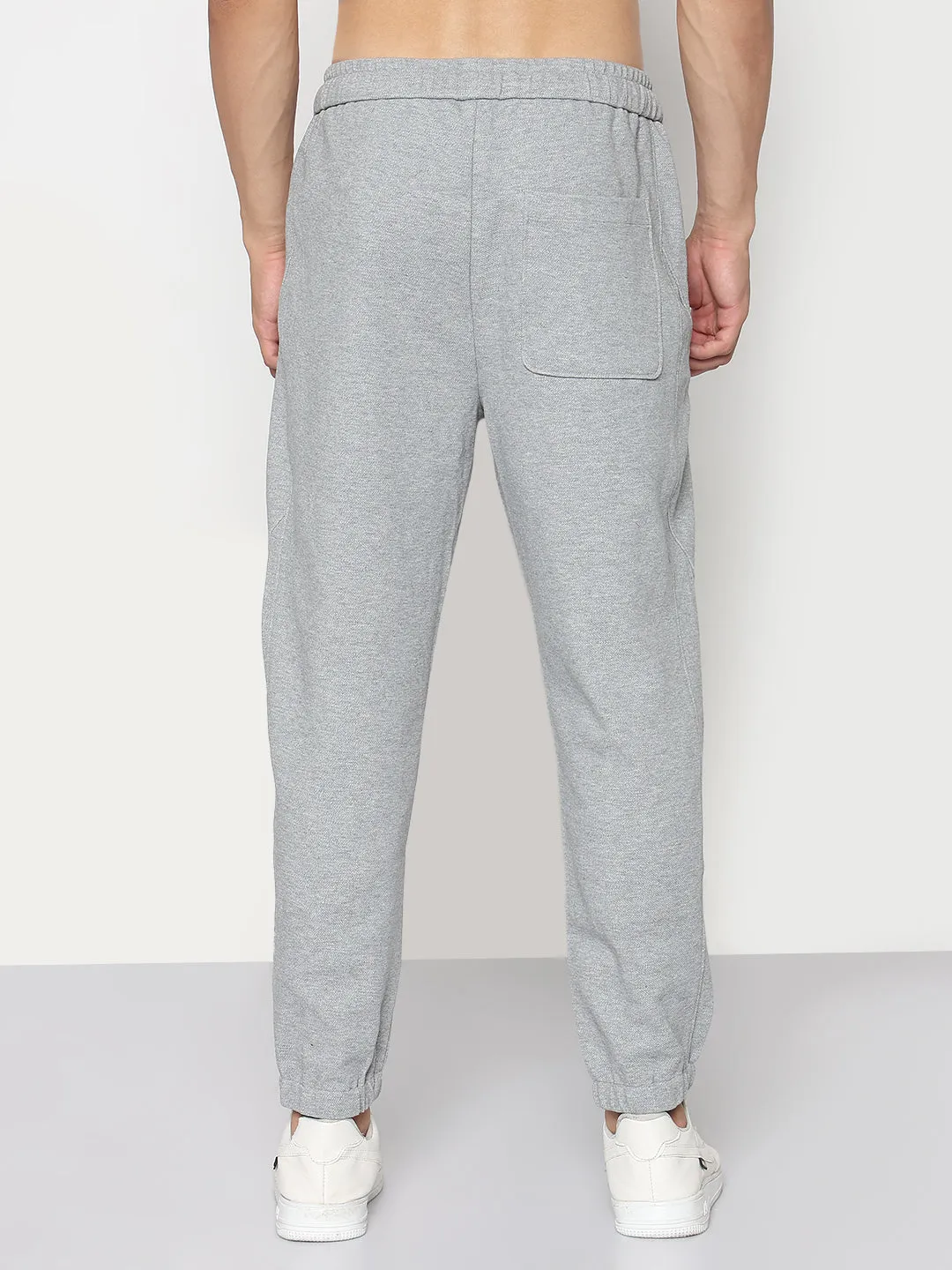 Chilly Comfort Soft Design Men's Grey Relaxed Fit Joggers