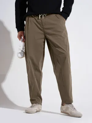 Quick-Dry Fabric Outdoor Fit Men's Khaki Relaxed Fit Trousers