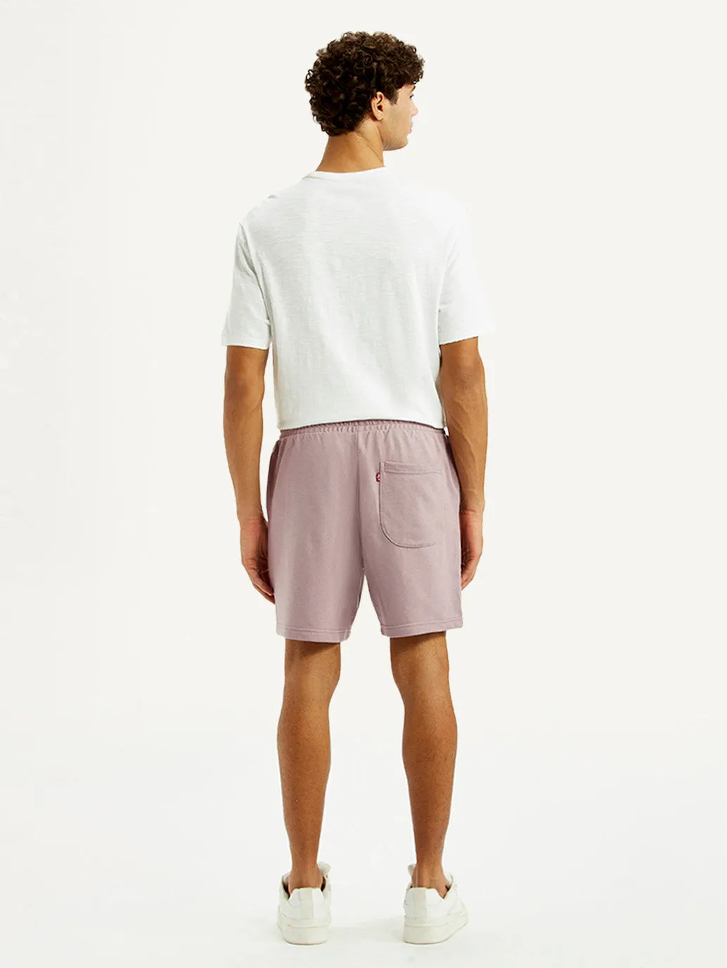 Men's Light Pink Regular Fit Shorts Sandals