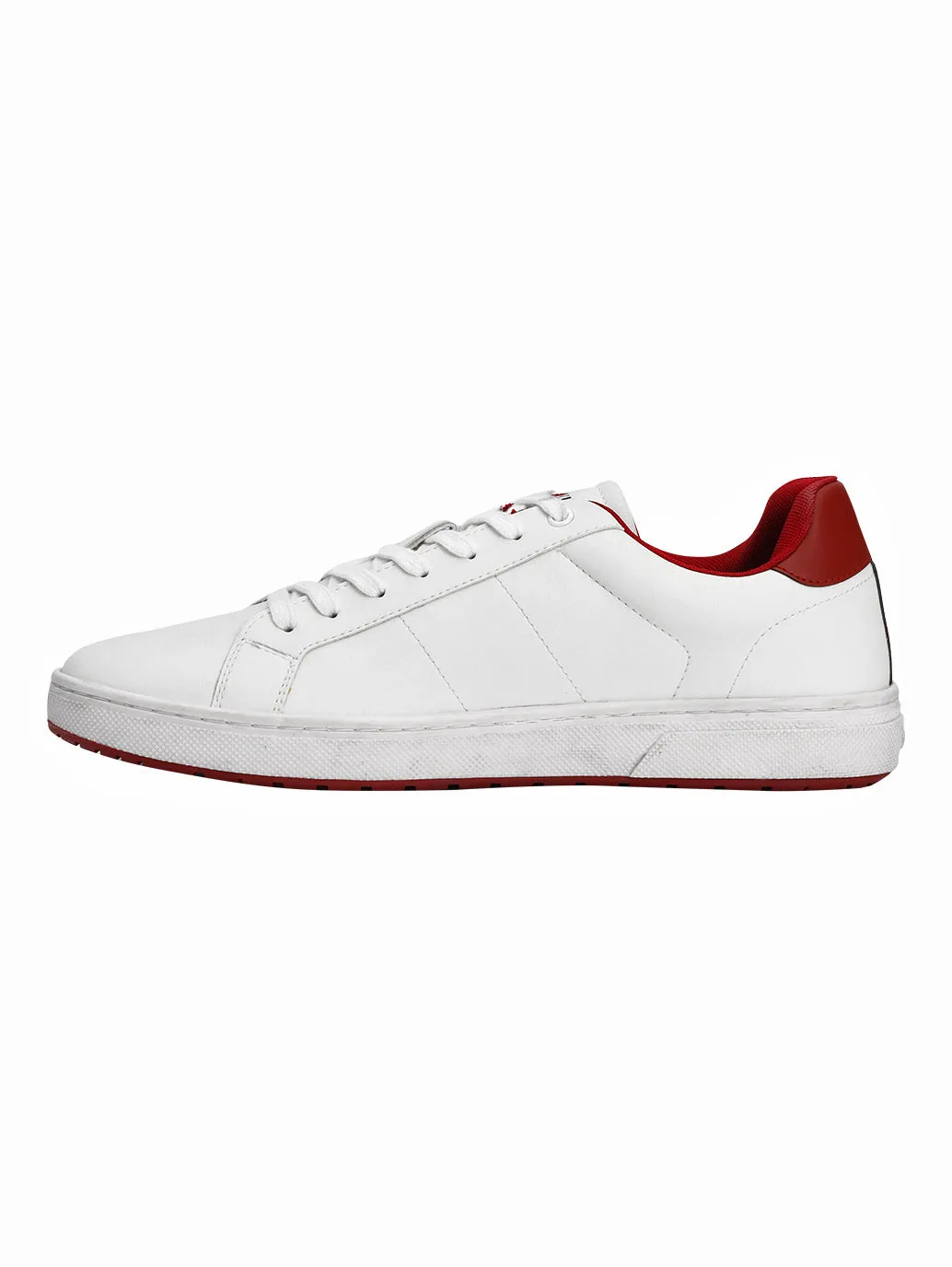 orthopedic Men's White Colorblock Sneakers