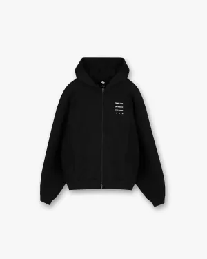 247 Uprising Zip Hoodie - Black product tassel movement