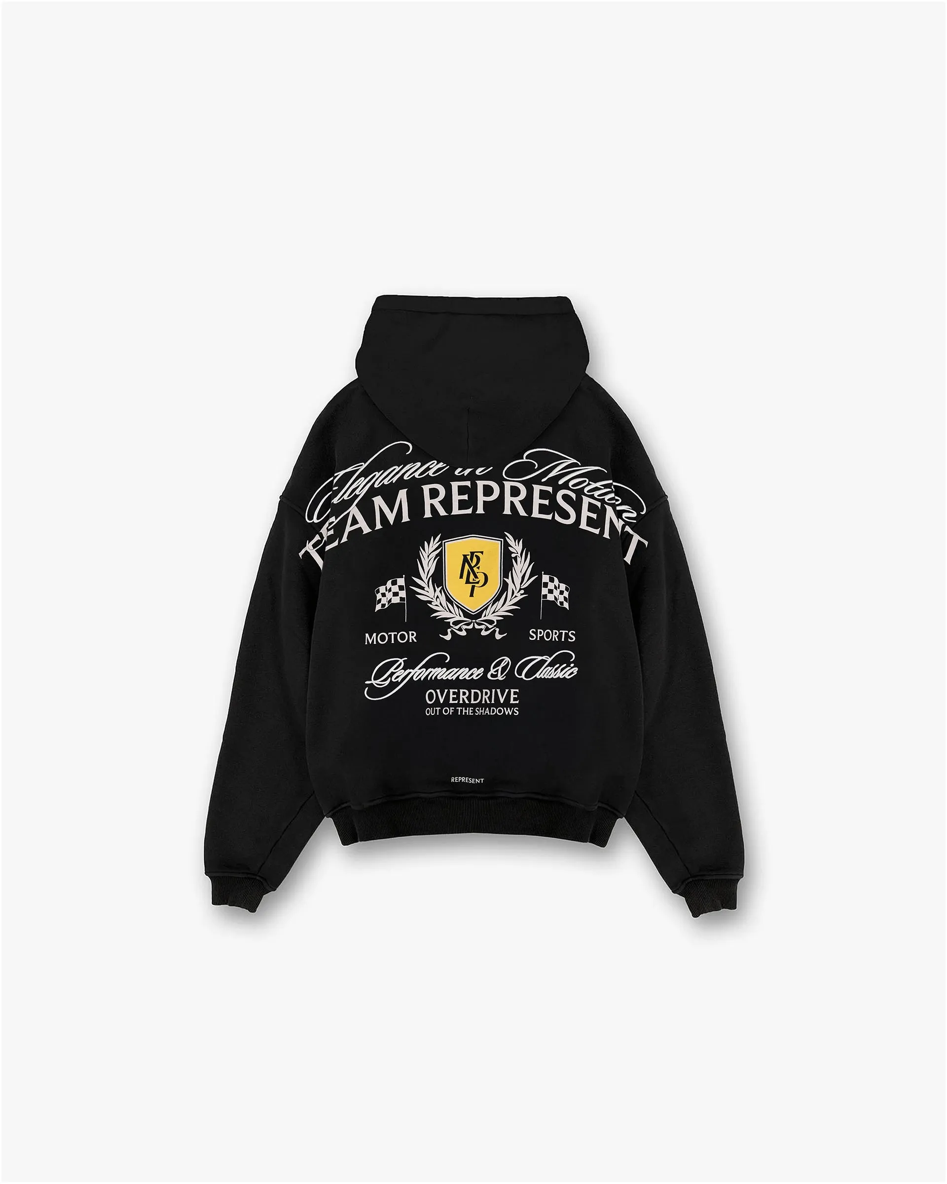 Cozy Fashion Crest Hoodie - Vintage Black