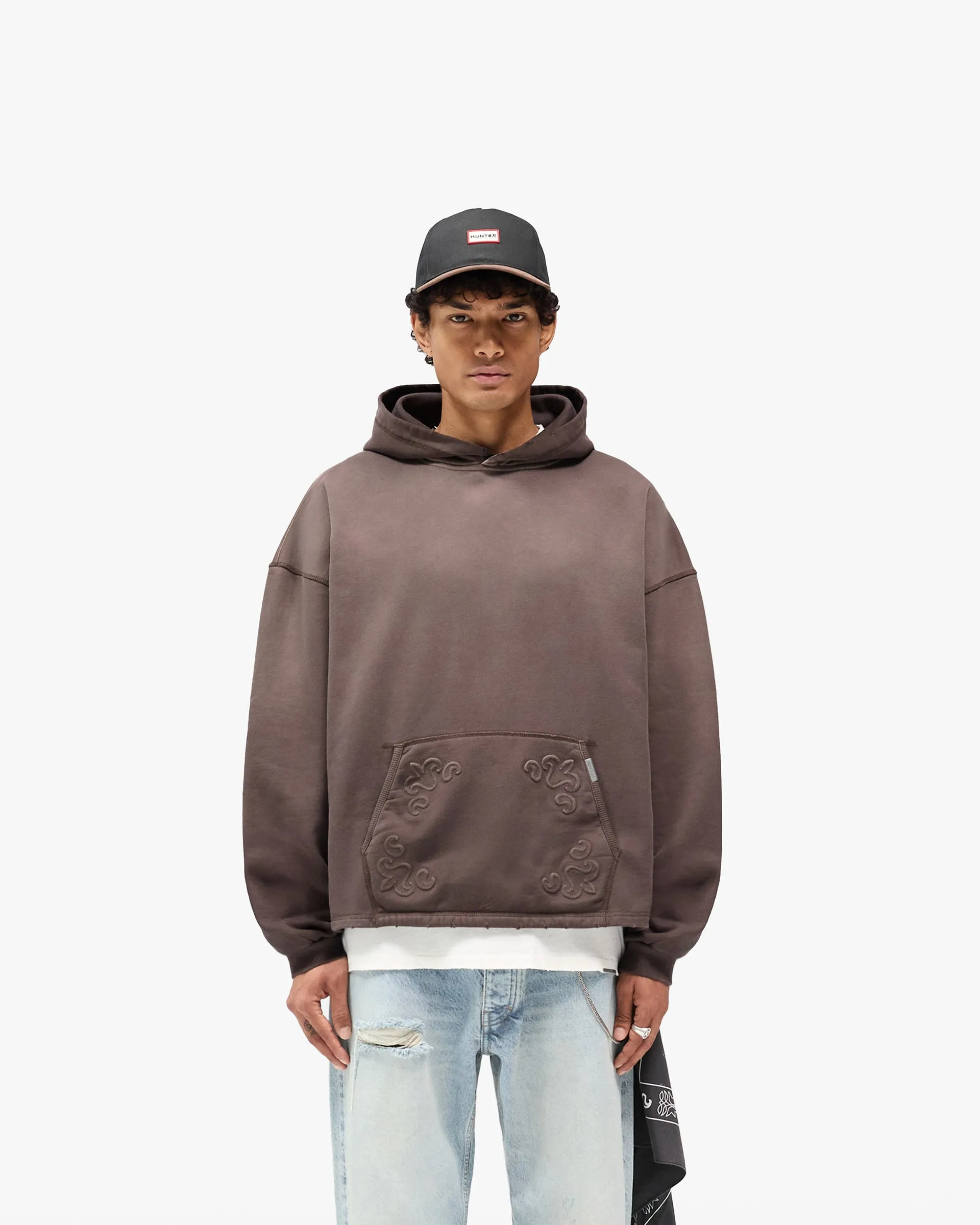 Autumn Wear Represent X Hunter Hoodie - Stained Brown