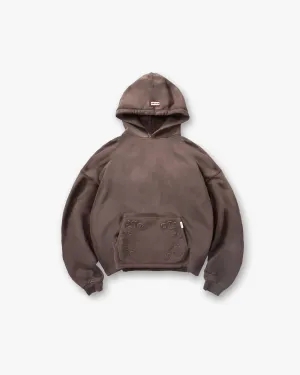 Minimal Comfort Lounge Comfort Represent X Hunter Hoodie - Stained Brown