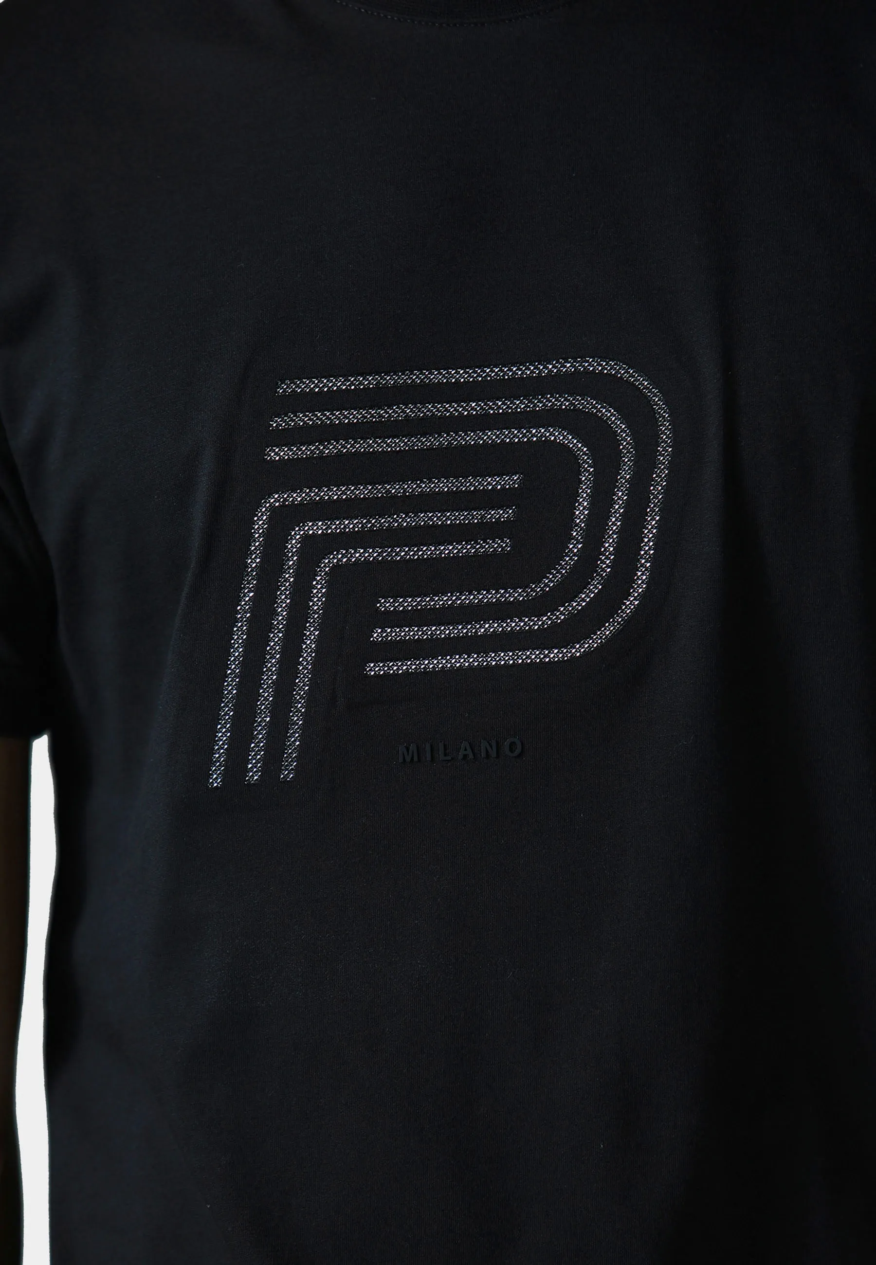 Costelow Black T-Shirt Heather Texture Finish