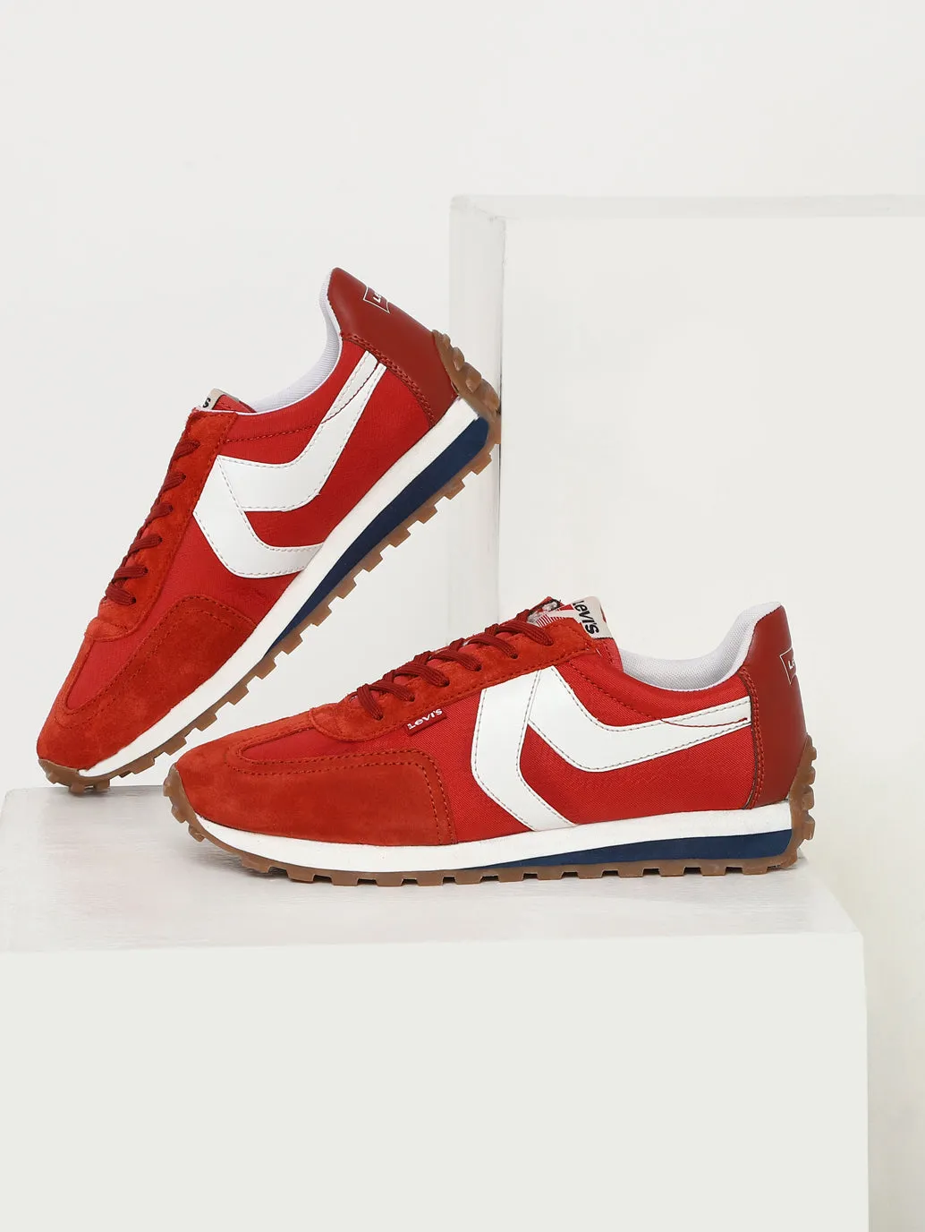 Men's Red Casual Shoes Calm Step