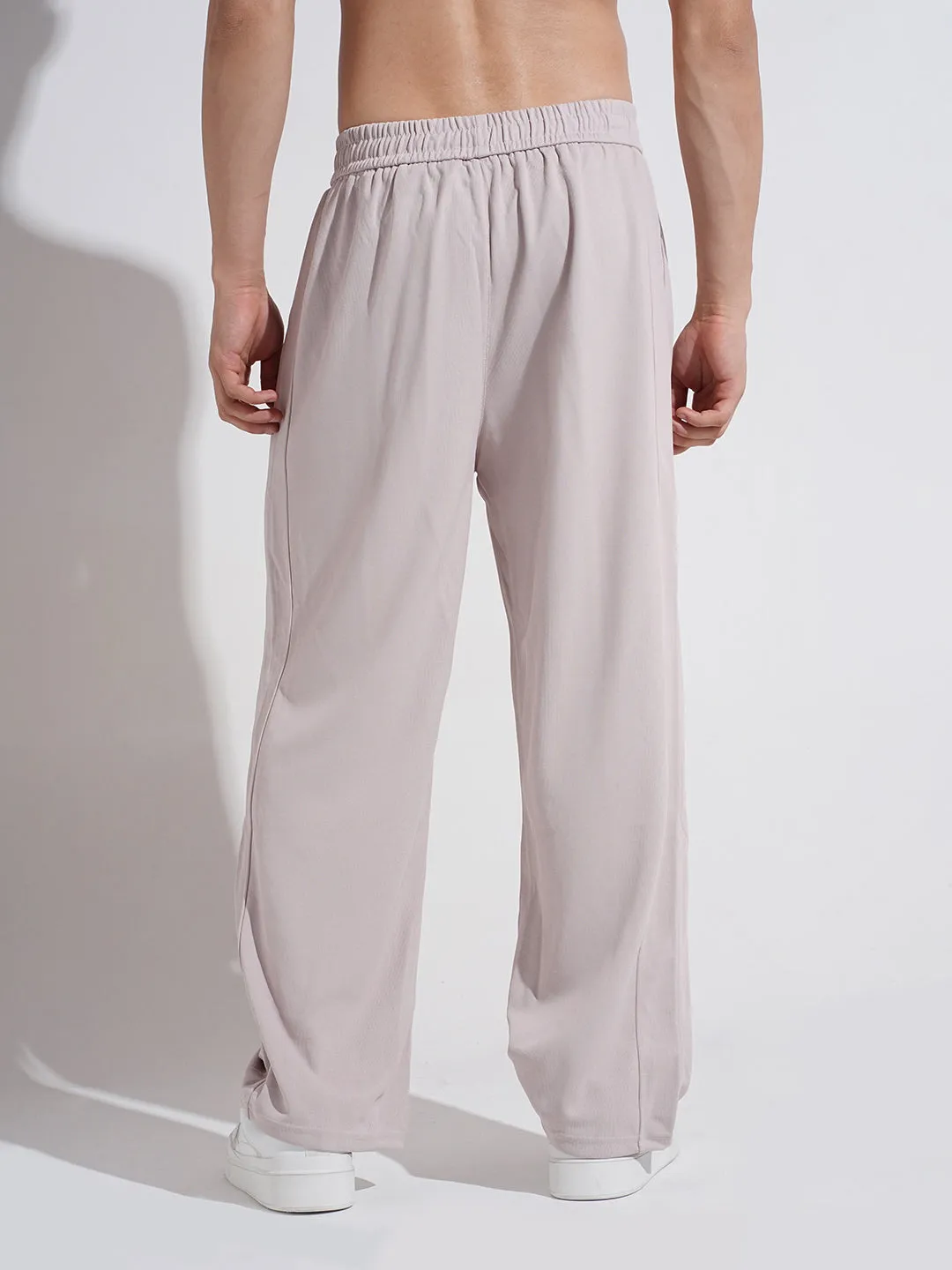 Core Flex Sport Performance Men's Beige Straight Fit Trousers