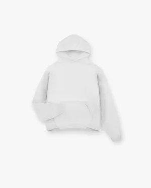 Initial Boxy Hoodie - Ice Grey Marl product shiny accents appeal