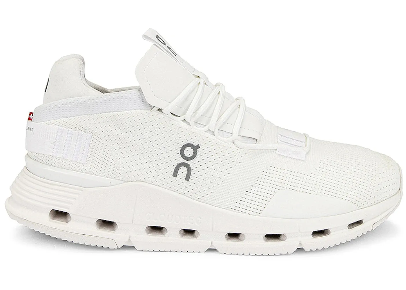 celebrity - inspired On Running Cloudnova All White