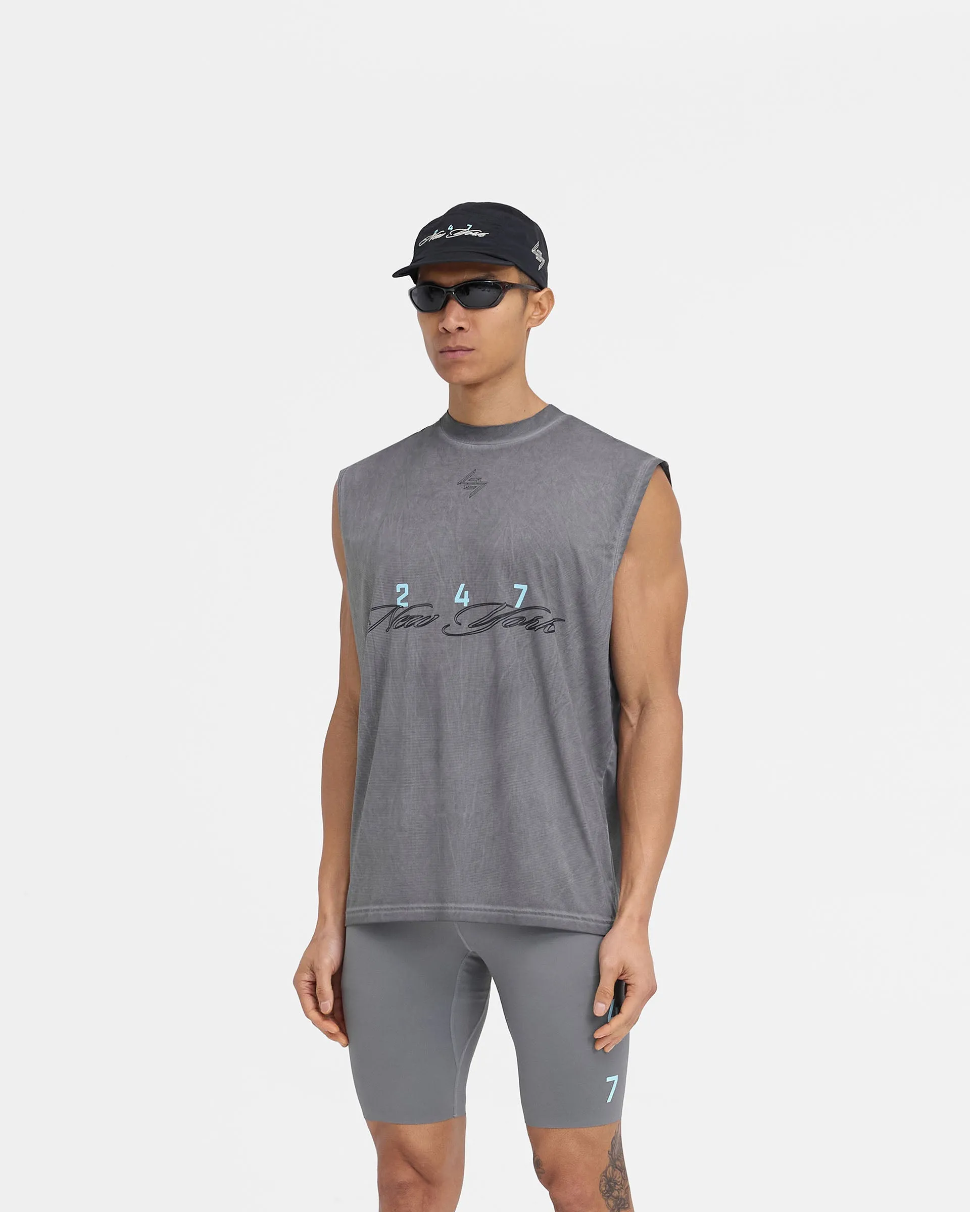 247 New York Tank - Smoke Minimalist Apparel