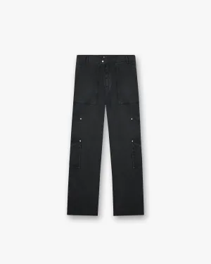 Workshop Pant - Washed Black Office Friendly Flex Fit