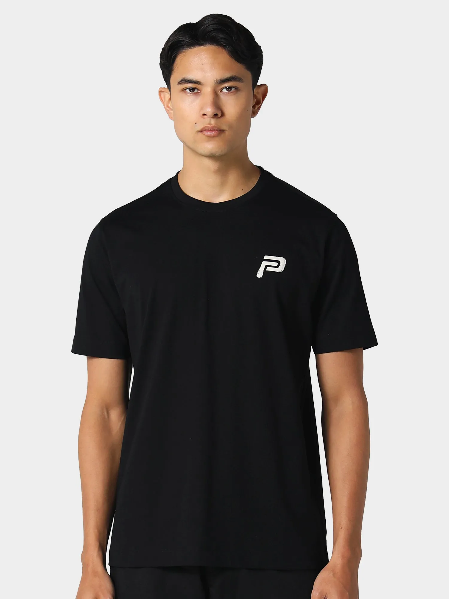 Asiratti Black T-Shirt Geometric Print