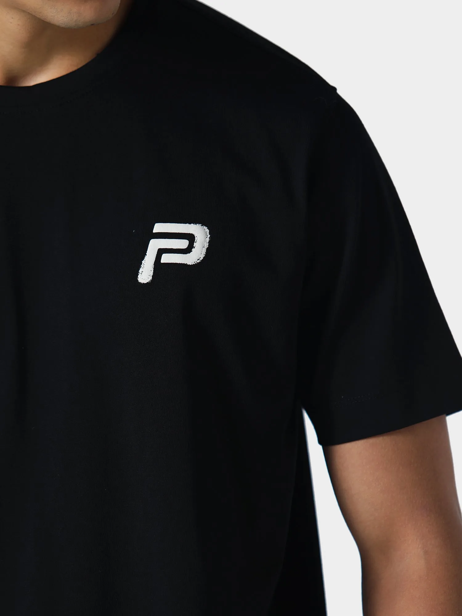 Asiratti Black T-Shirt Comfy Waistband