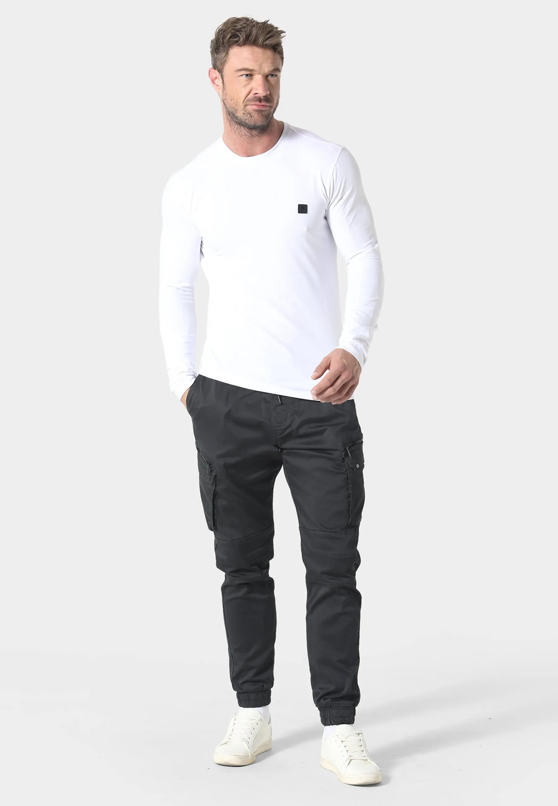 Seasonal top Fur combination Highgate White T-Shirt