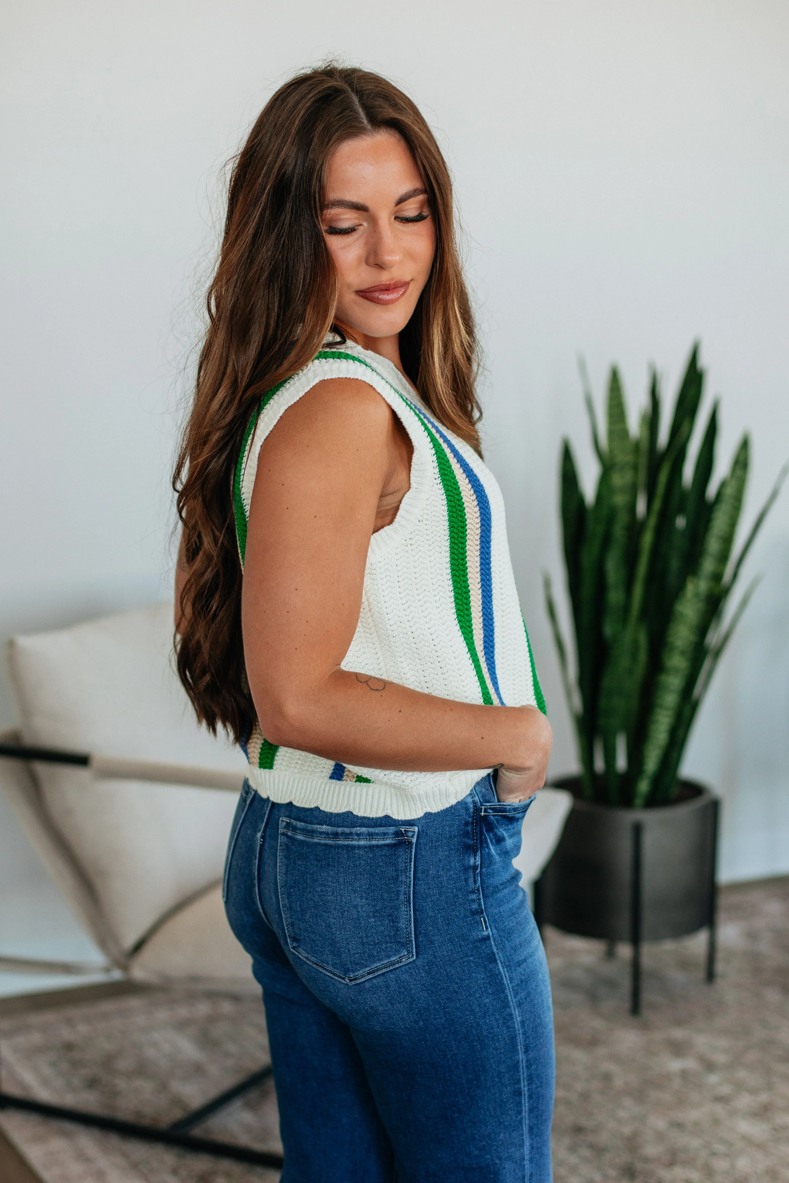 Anti Static Finish Clean Cut Kali Sweater Vest