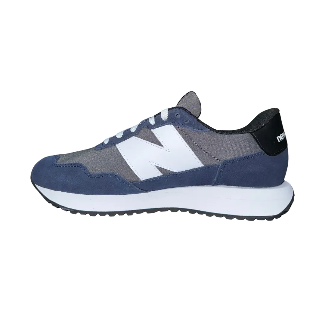 All Terrain Health Focused NEW BALANCE MS237MCN 237 MN'S (Medium) Castlerock/White Leather, Suede & Mesh Lifestyle Shoes