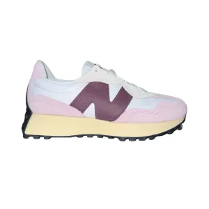 Reinforced toe Mountain Strong NEW BALANCE U327WPKB 327 MN'S (Medium) Pink/Purple Suede & Mesh Lifestyle Shoes