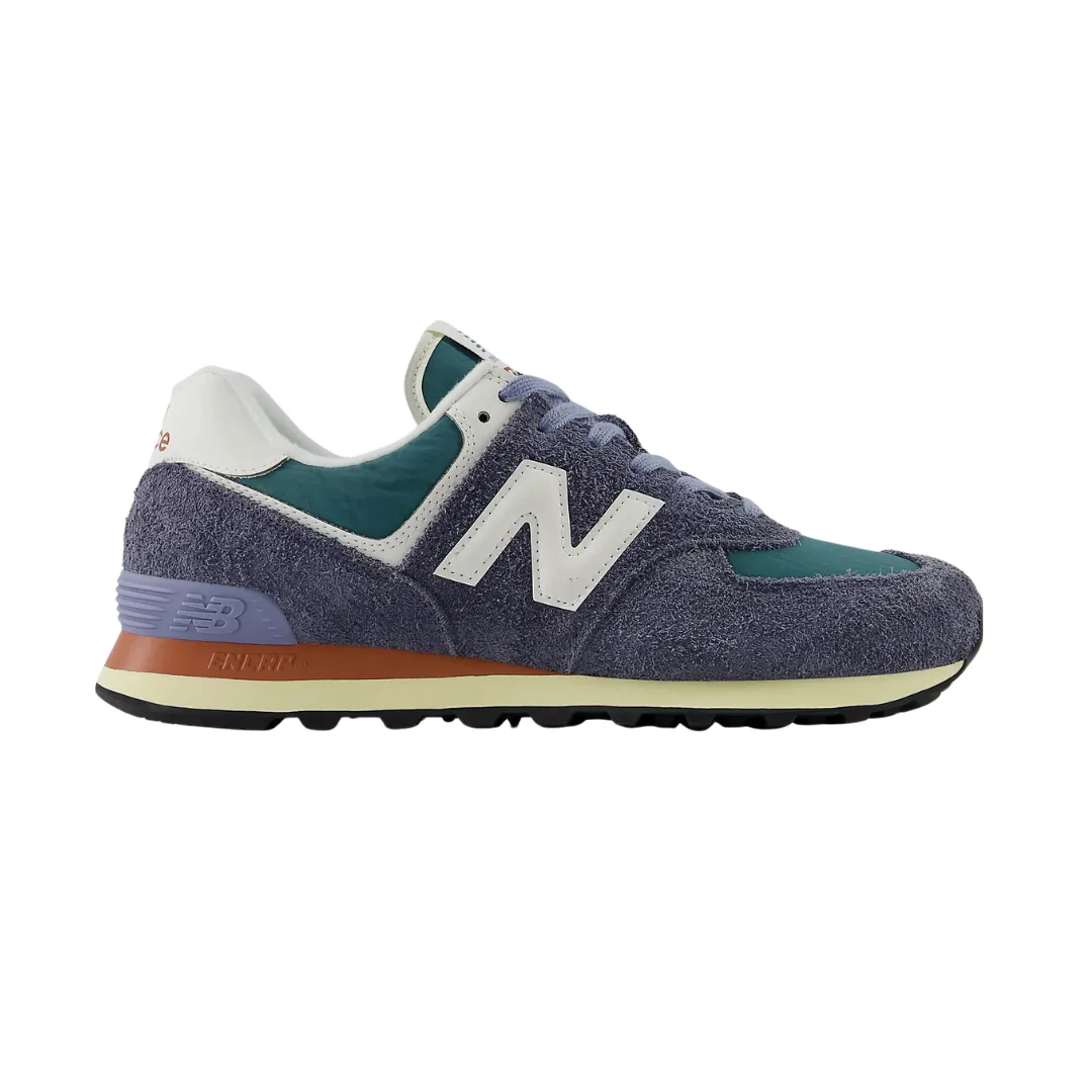 NEW BALANCE U574WBG 574 MN'S (Medium) Dark Artic Grey/Sea Salt Suede & Mesh Lifestyle Shoes Energy Core