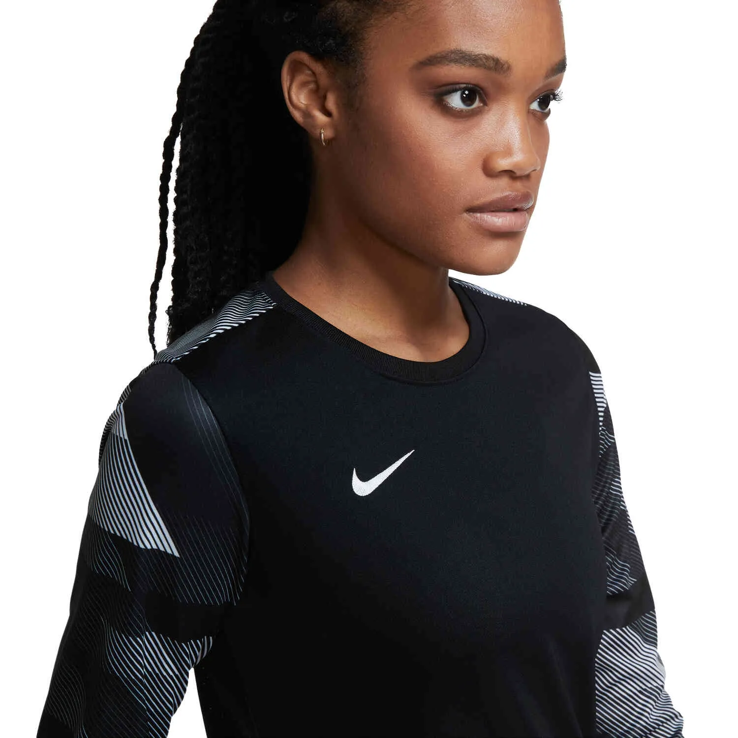 Nike Black Ladies Park IV GK Jersey (Package of 18 Jerseys FREE Numbers) Ergonomic Articulated Sleeve