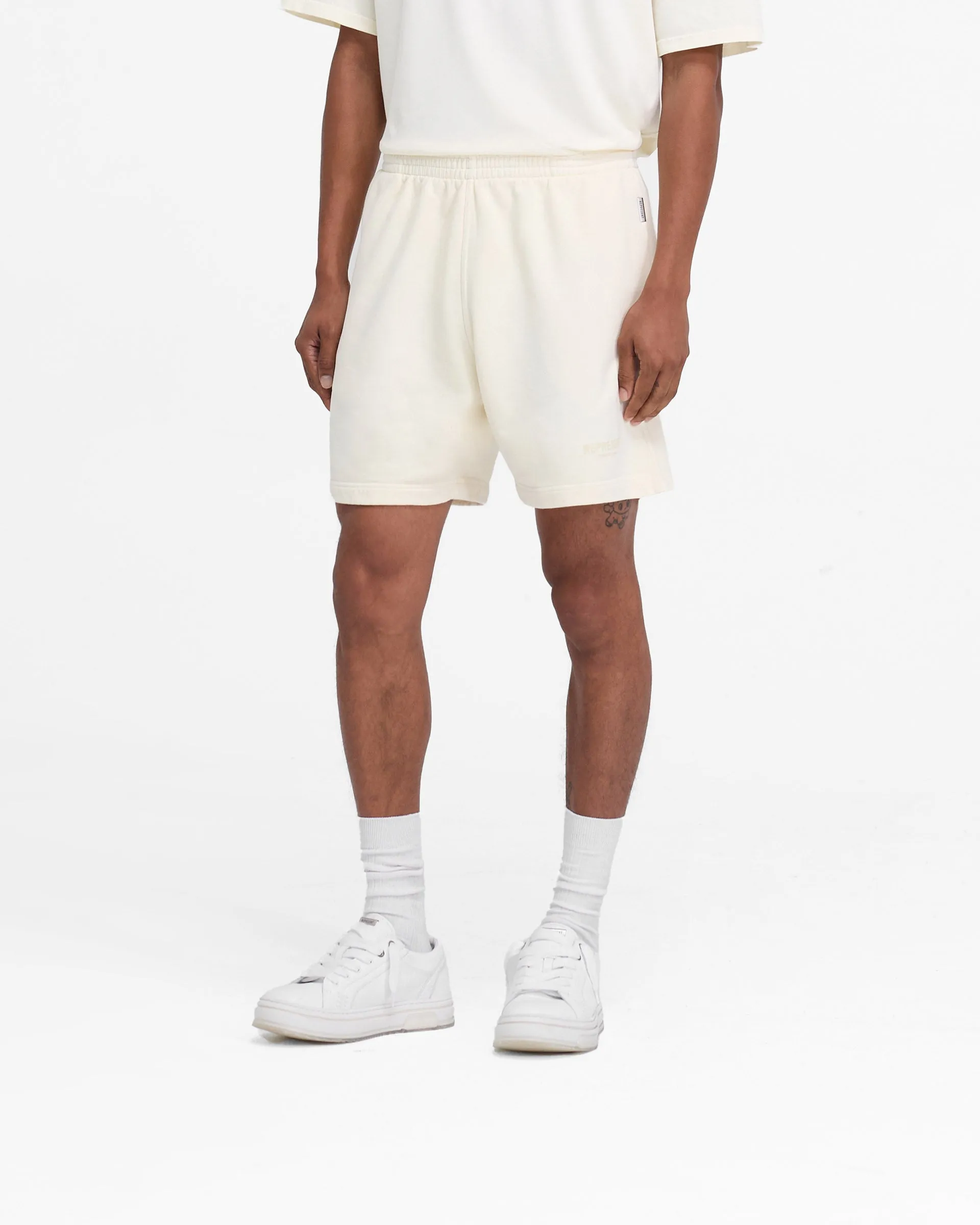 Represent Owners Club Shorts - Buttercream Comfort Stretch Fit Glide On Waist System