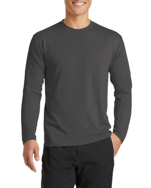 Eco Friendly Dyes JustBlanks Men's Long Sleeve Performance Blend T-Shirt