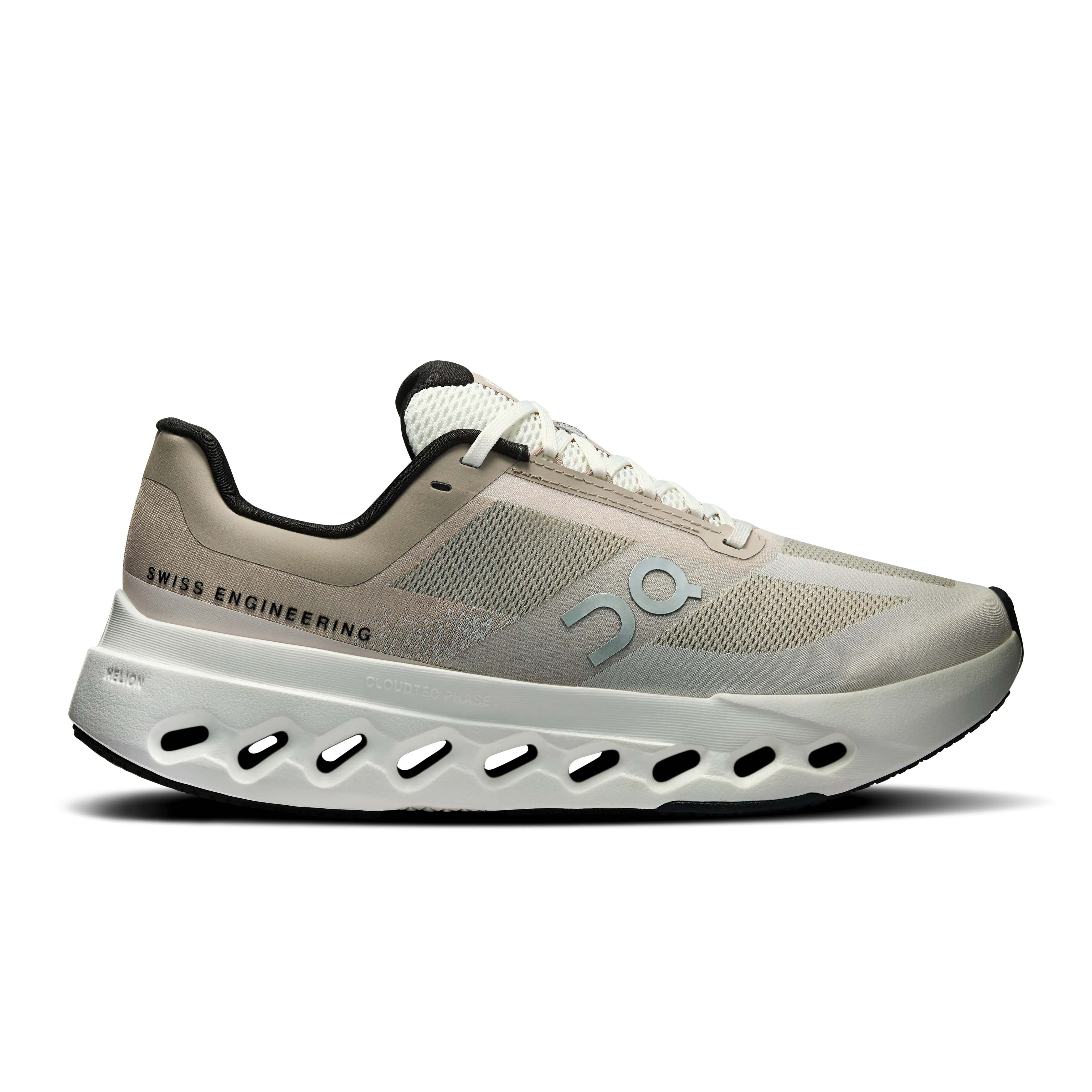 On Running Cloudsurfer Next Fog Ivory (Women'S) road accessory Thermo Regulating Materials