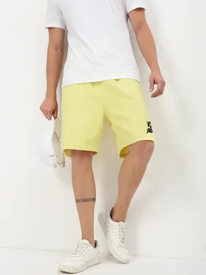 Men's Yellow Solid Shorts technology industry