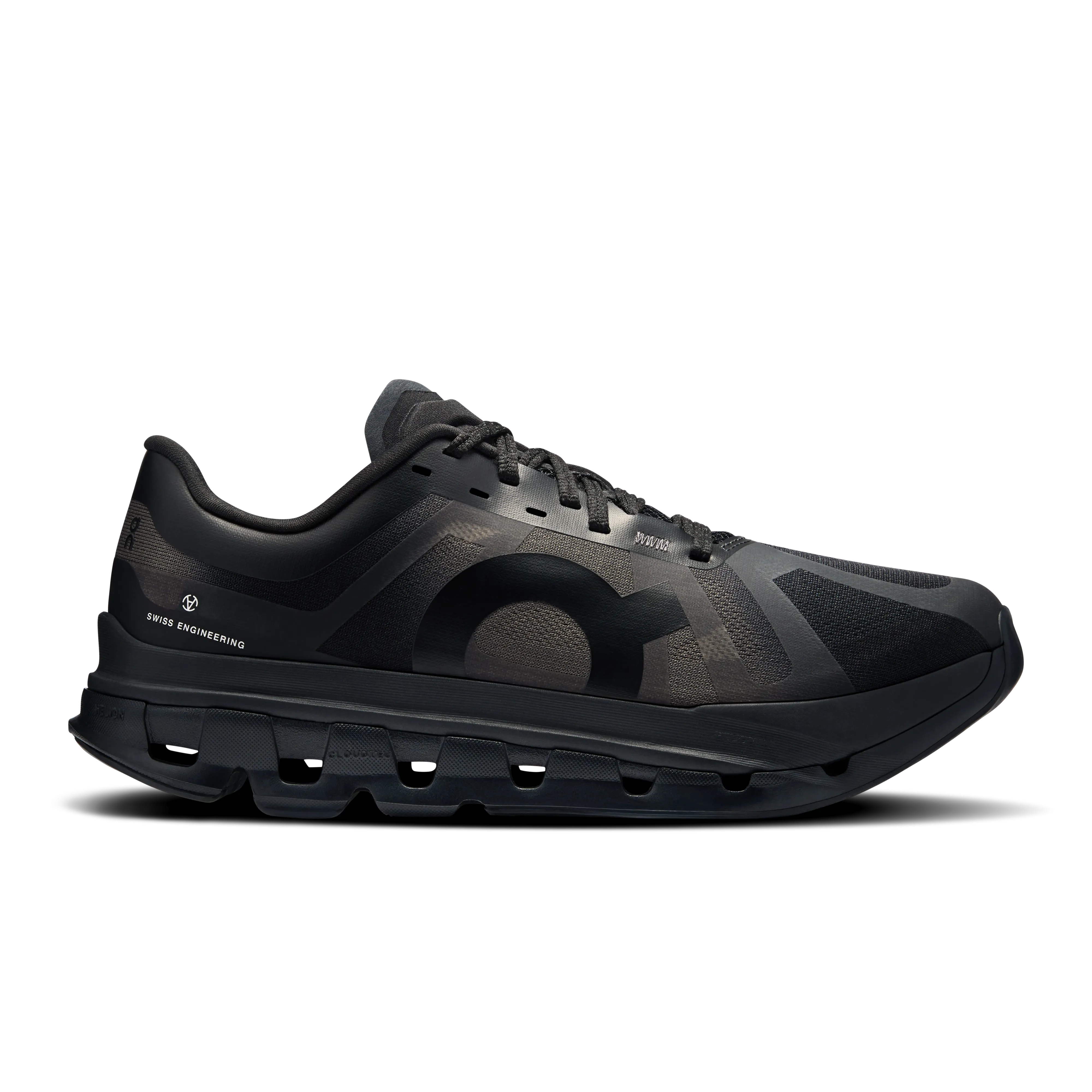 On Running Cloudflow 5 Slam Jam Gull Black (Women'S) touring biking shoes Knit Upper