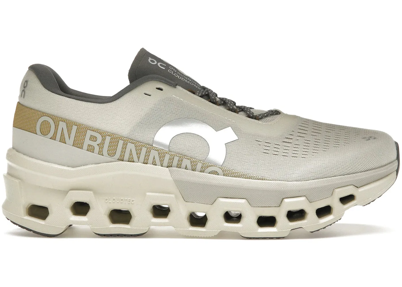 On Running Cloudmonster 2 Cream Ice Slip Resistant Pattern