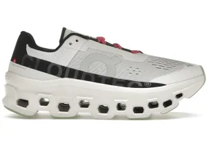 outdoor - friendly running shoes MeshUpper On Running Cloudmonster Frost Black