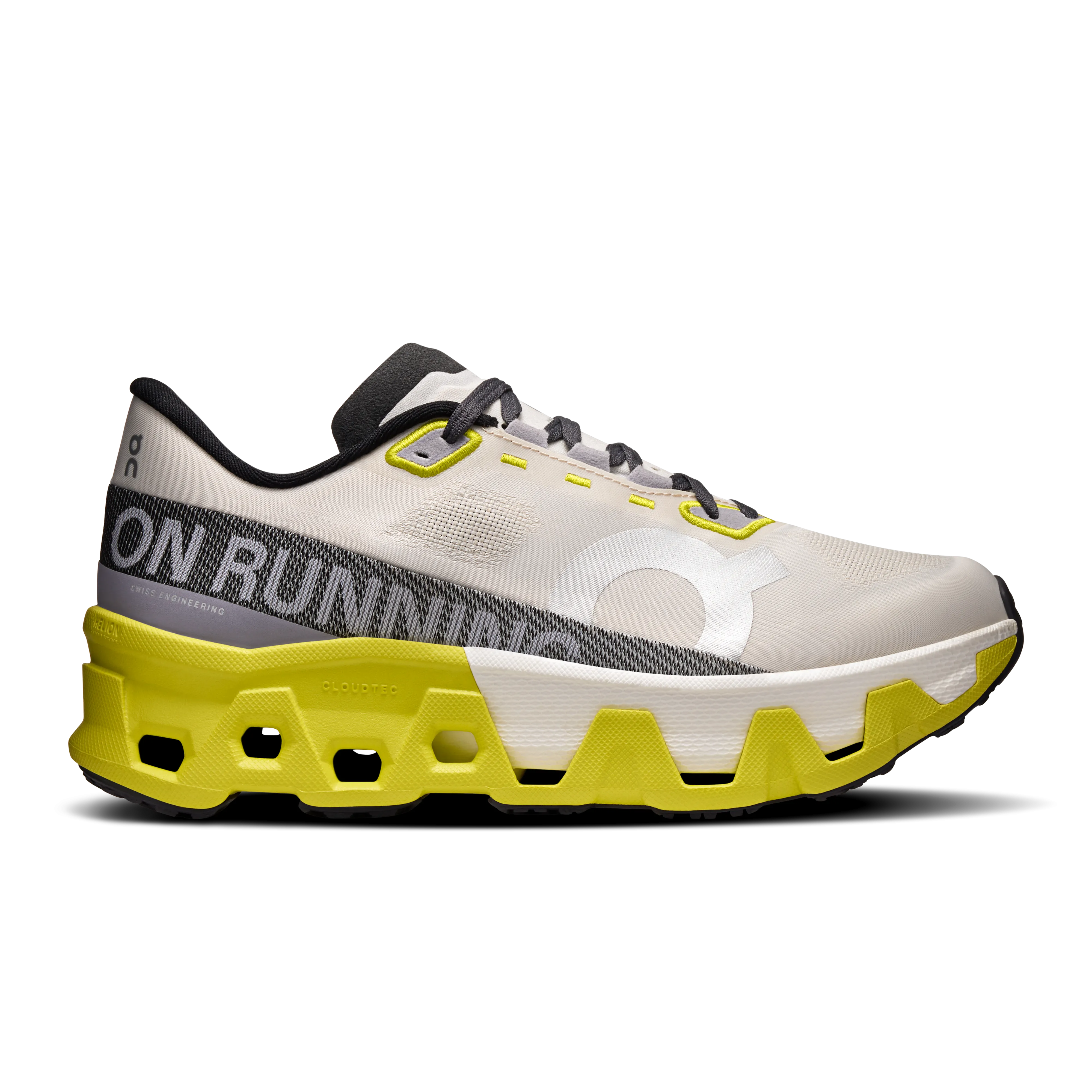 form - fitting running gear printed - finish - design shoes On Running Cloudmonster Hyper Dew Lime (Women'S)