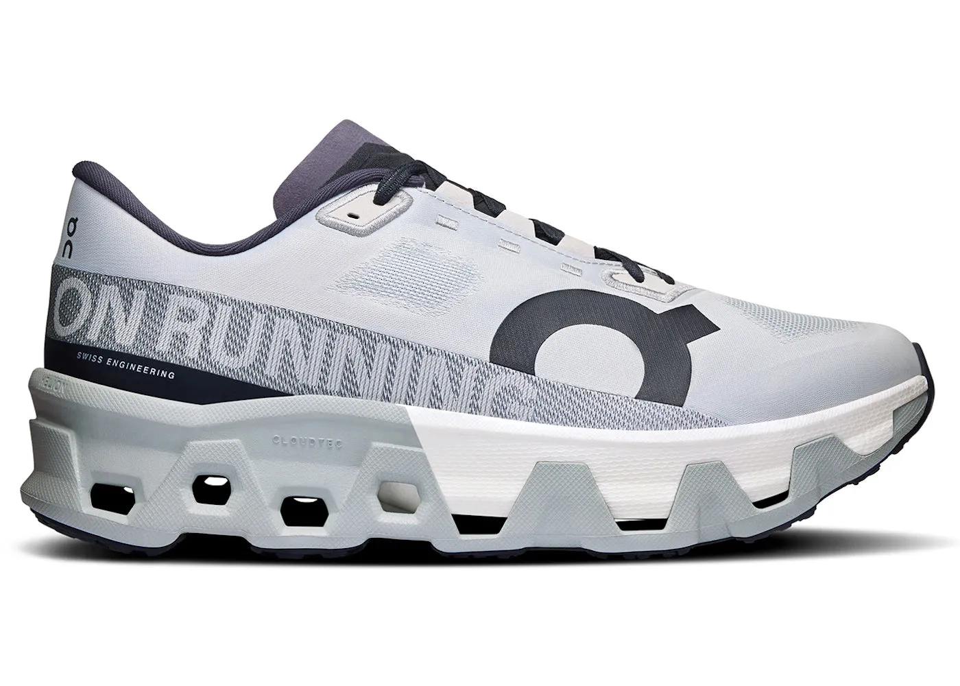 On Running Cloudmonster Hyper Glacier Ivory orthopedic buckle - fastener running gear