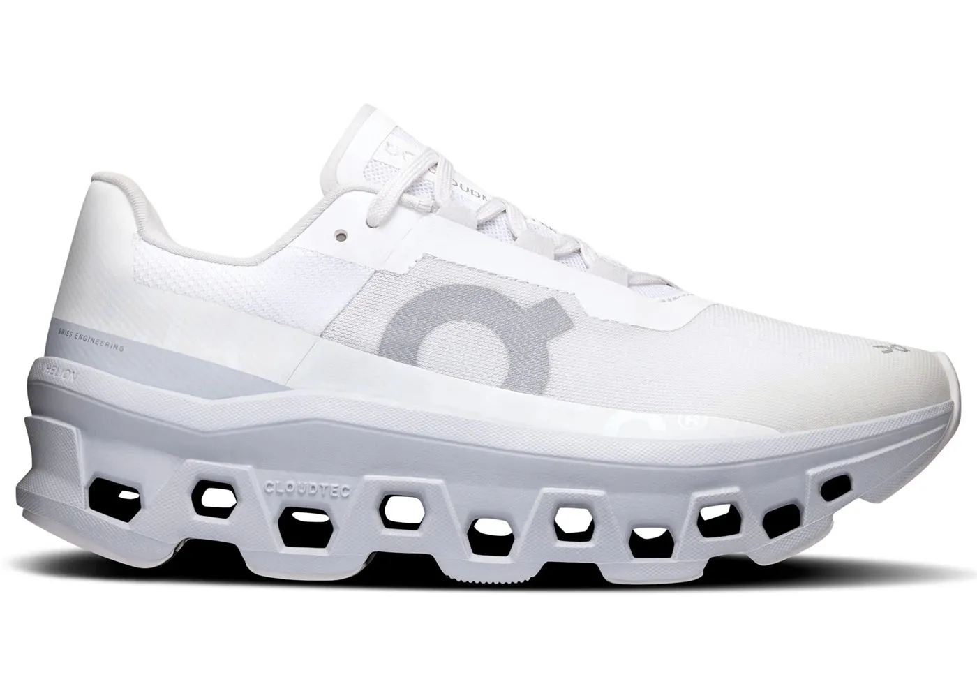 Bonded Seamless Construction On Running Cloudmonster White Glacier (Women'S)