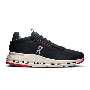 On Running Cloudnova 2 Black Red Impact Resistant Sole