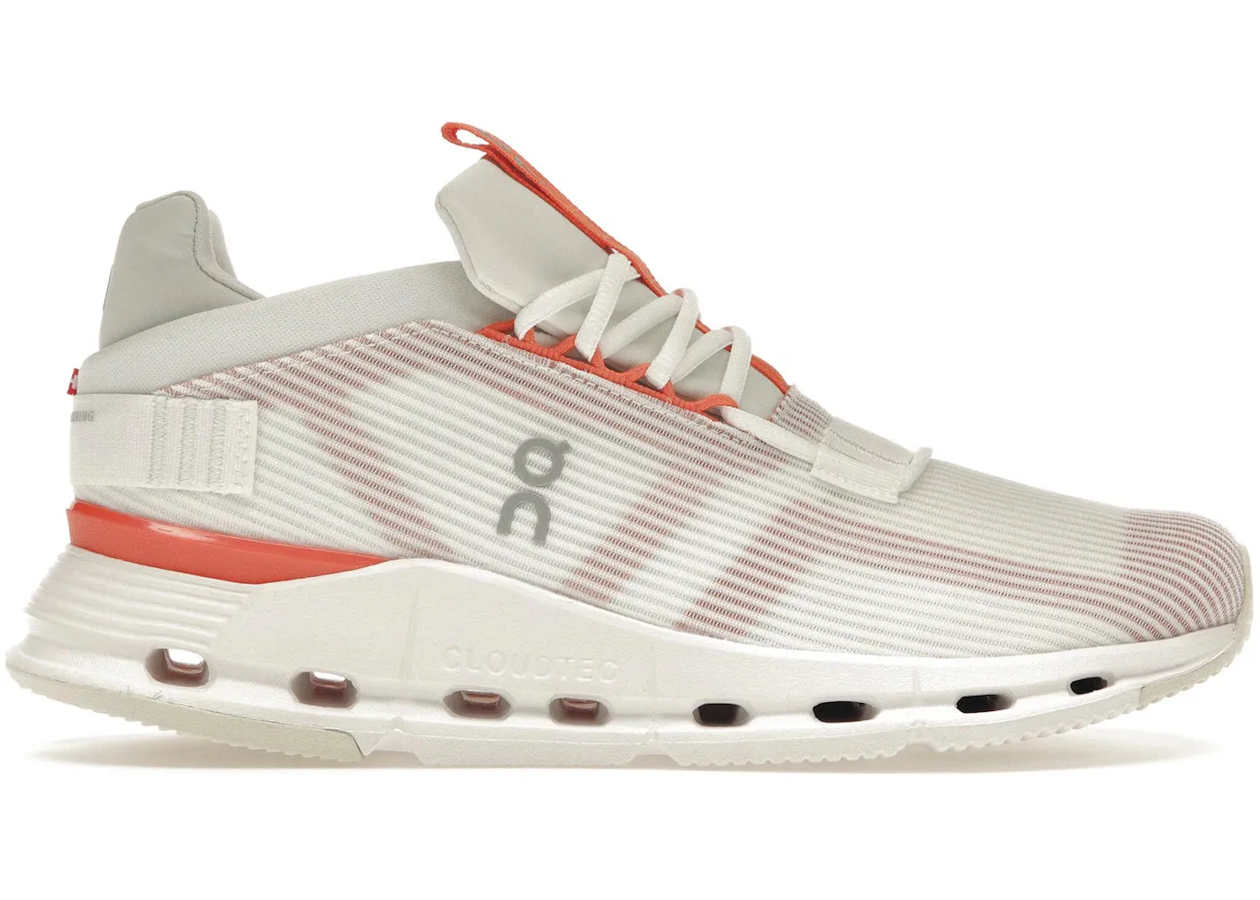 On Running Cloudnova Void Undyed White Flame inspiration