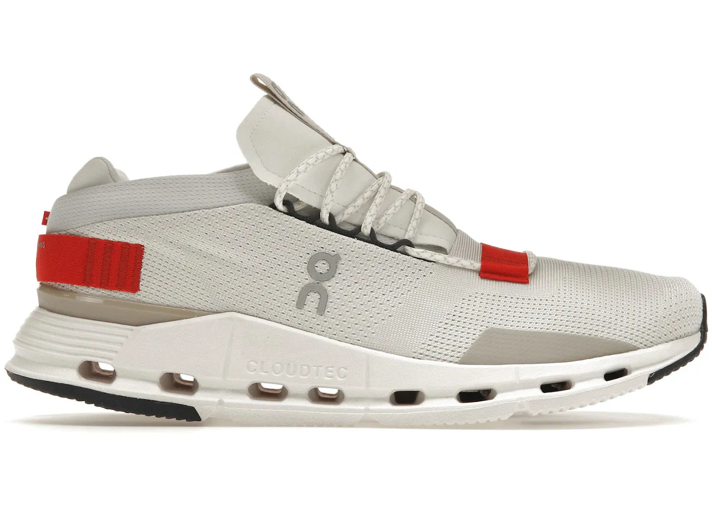 urban - style shoes Aerobic Engineered On Running Cloudnova White Red