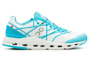 On Running Cloudnova Z5 White Cyan Durable Rubber Compound barefoot - style running shoes