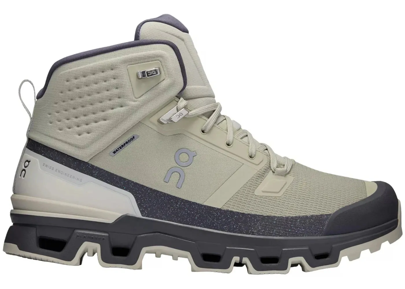 motion - control running shoes On Running Cloudrock 2 Waterproof Chalk Eclipse