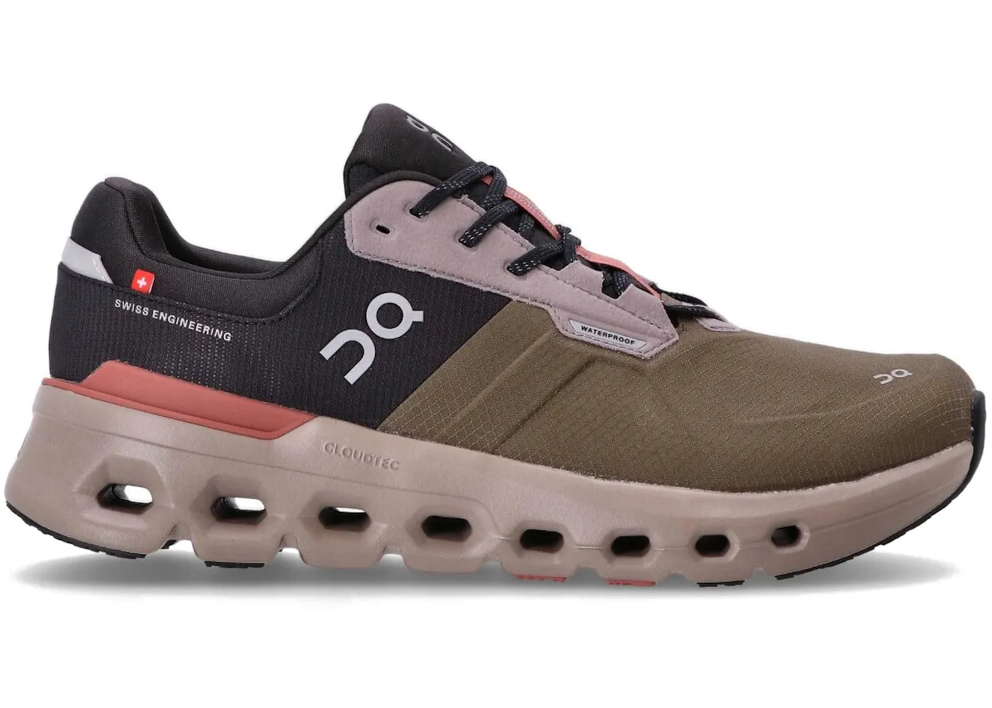 Hyper Breathable Knit On Running Cloudrunner 2 Waterproof Olive Mahogany