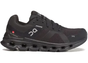 On Running Cloudrunner Waterproof Black Adaptive Flex Notches Ultra Responsive Ride